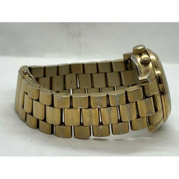 Michael Kors MK5055 Women's Watch Gold Stainless Steel 38mm Chronograph D919 - Picture 8 of 9